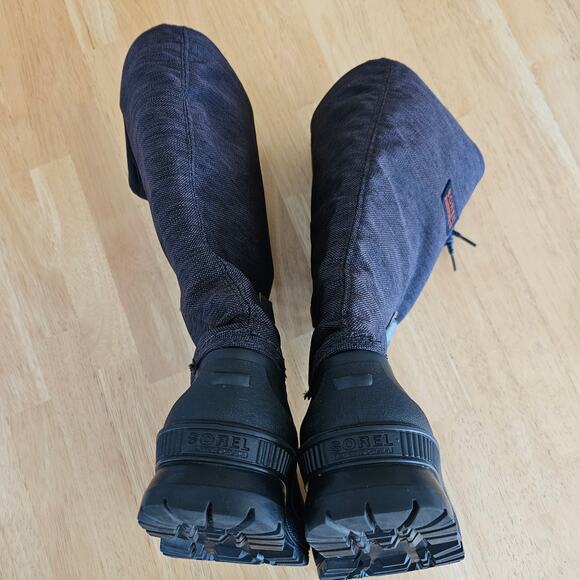 Sorel Kaufman Canada Boots Vintage Felt Lined Waterproof  Sz 8 - Picture 4 of 13